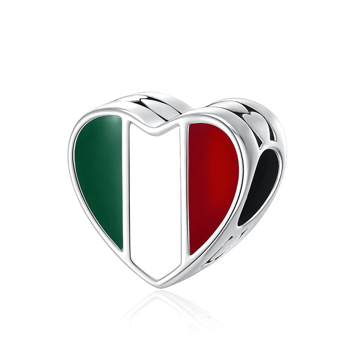 Berloque Prata 925 Copa do Mundo - Separador Italia