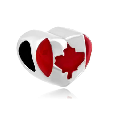 Berloque Prata 925 Copa do Mundo - Separador Canadá