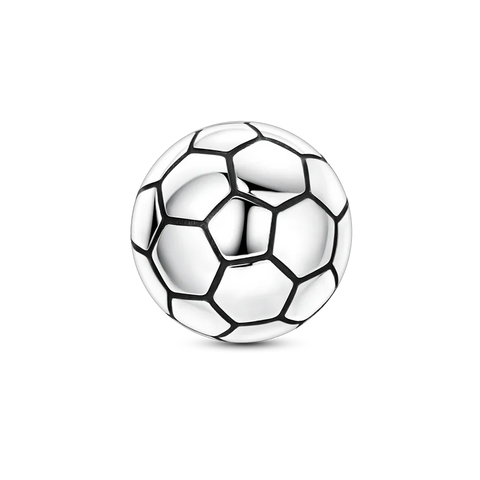 Berloque Prata 925 Copa do Mundo - Bola de Futebol Prateada