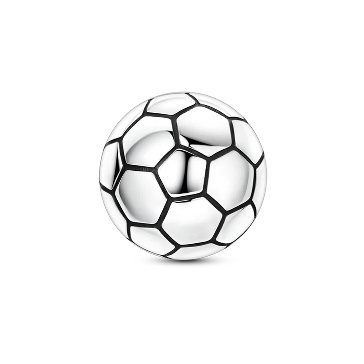 Berloque Prata 925 Copa do Mundo - Bola de Futebol Prateada