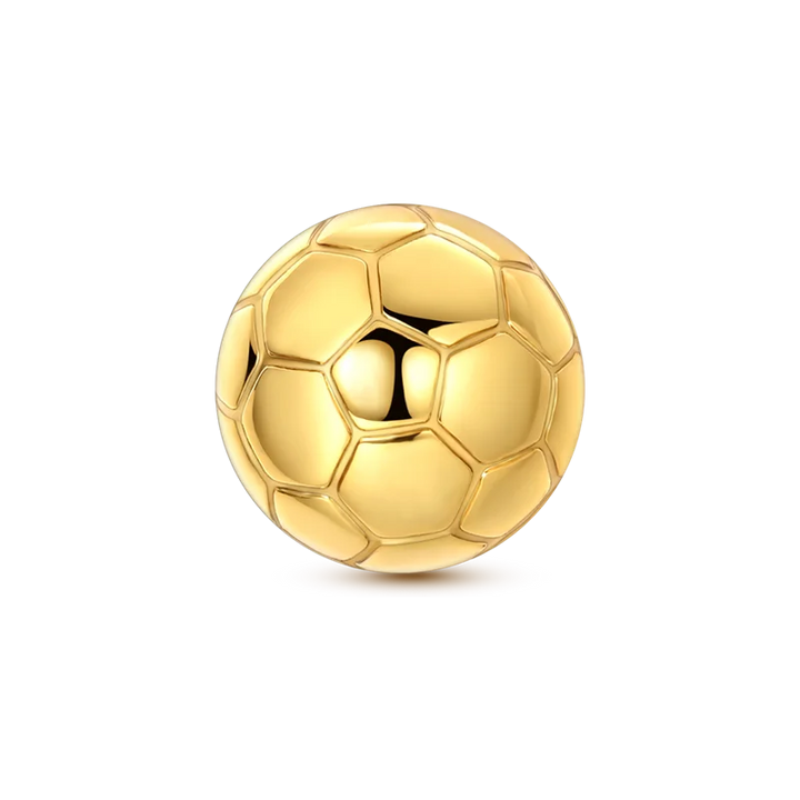 Berloque Prata 925 Copa do Mundo - Bola Dourada