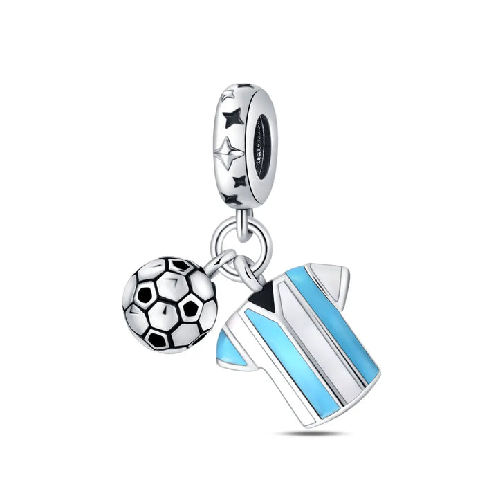 Berloque Prata 925 Copa do Mundo - Camisa Argentina