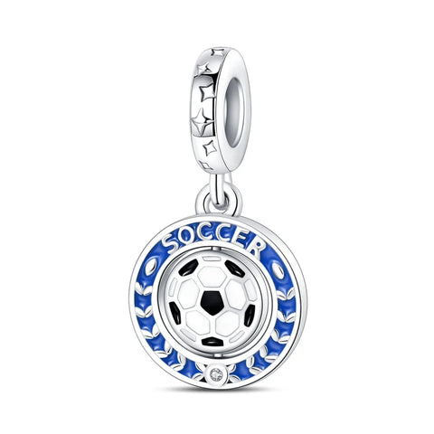 Berloque Prata 925 Copa do Mundo - Bola de Jogador(a)