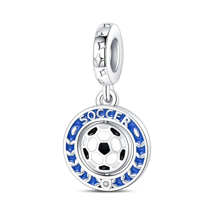 Berloque Prata 925 Copa do Mundo - Bola de Jogador(a)