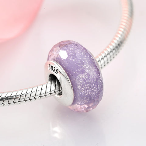 Separador Lapidado e Prata 925 - Lilás