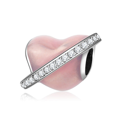 Separador Prata 925 - Coração e Zircônias