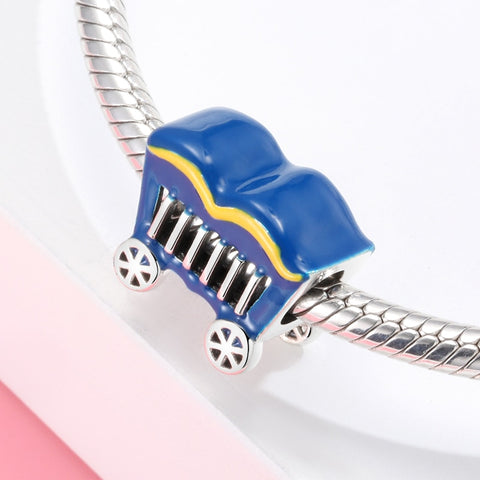 Berloque Prata 925 - Vagão de Trem