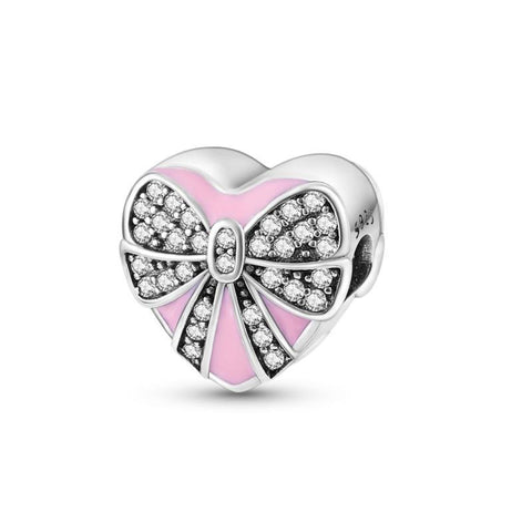 Berloque Prata 925 - Presente de Coração