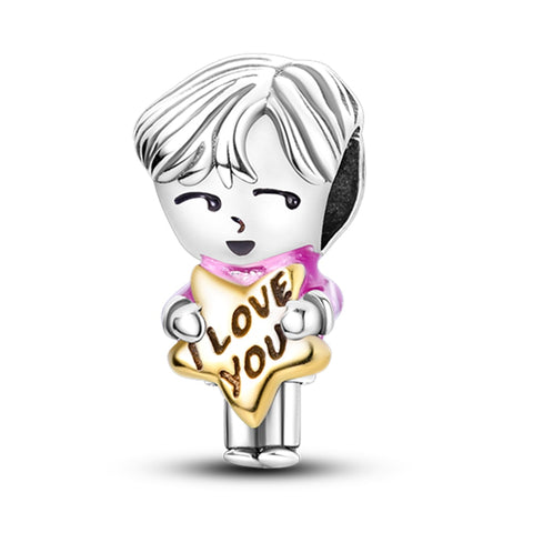 Berloque Prata 925 - Leo Apaixonado