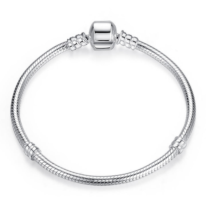 Pulseira Prata 925 - Fecho Liso